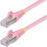 StarTech.com 10ft Pink CAT6a Ethernet Cable, Snagless RJ45, 10G, 100W PoE, S/FTP, LSZH, 27AWG Bare Copper, 500MHz, Shielded Network Cord — NLPN-10F-CAT6A-PATCH