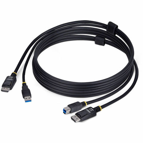StarTech.com 6ft (1.8m) DisplayPort and USB 5Gbps KVM Cable, 4K 60Hz, Universally Compatible DP 1.2/USB 3.0 Combo Cable for KVM Switches — DU1226-KVM-CABLE