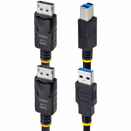 StarTech.com 6ft (1.8m) DisplayPort and USB 5Gbps KVM Cable, 4K 60Hz, Universally Compatible DP 1.2/USB 3.0 Combo Cable for KVM Switches — DU1226-KVM-CABLE