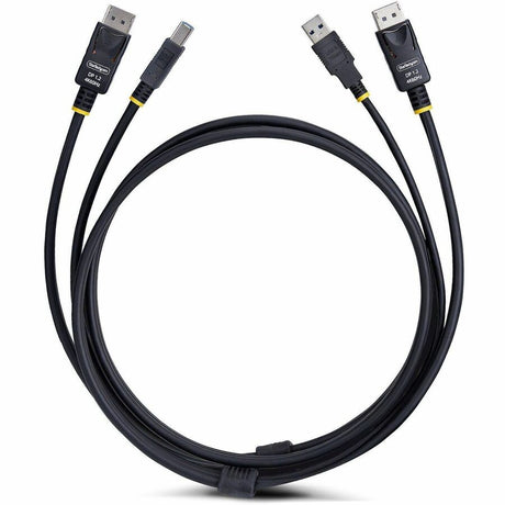 StarTech.com 6ft (1.8m) DisplayPort and USB 5Gbps KVM Cable, 4K 60Hz, Universally Compatible DP 1.2/USB 3.0 Combo Cable for KVM Switches — DU1226-KVM-CABLE