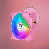 Thermaltake CT140 EX Reverse ARGB Sync PC Cooling Fan Bubble Pink (3-Fan Pack) - 3 Pack — CL-F229-PL14PK-A