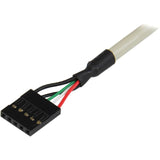 StarTech.com 2 Port USB A Female Slot Plate Adapter Cable — USBPLATE