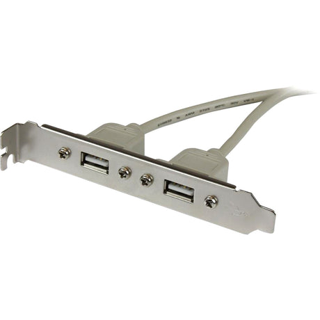 StarTech.com 2 Port USB A Female Slot Plate Adapter Cable — USBPLATE
