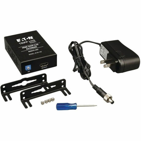 Eaton Tripp Lite Series HDMI over Cat5/6 Extender, Box-Style Remote Receiver for Video/Audio, Up to 150 ft. (45 m), TAA — B126-1A0
