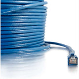 C2G 75ft Cat6 Ethernet Cable - Snagless Solid Shielded - Blue — 43169