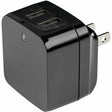 StarTech.com Travel USB Wall Charger - 2 Port - Black - Universal Travel Adapter - International Power Adapter - USB Charger — USB2PACBK