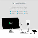 StarTech.com Travel USB Wall Charger - 2 Port - Black - Universal Travel Adapter - International Power Adapter - USB Charger — USB2PACBK