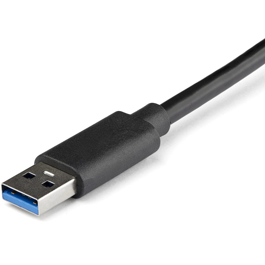 StarTech.com USB 3.0 to Dual Port Gigabit Ethernet Adapter NIC w/ USB Port — USB32000SPT