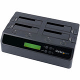 StarTech.com 4-Bay Hard Drive Duplicator and Eraser, External HDD/SSD Cloner / Copier / Wiper Tool, USB 3.0/eSATA to SATA Docking Station — SATDOCK4U3RE
