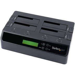 StarTech.com 4-Bay Hard Drive Duplicator and Eraser, External HDD/SSD Cloner / Copier / Wiper Tool, USB 3.0/eSATA to SATA Docking Station — SATDOCK4U3RE