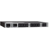 Eaton ATS rack PDU, 1U, (2) L6-20P, (2) C20 input, 3.33 kW max, 200-240V, 16A, 8 ft cord, Single-phase, Outlets: (8) C13, (1) C19 — EATS220
