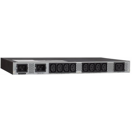 Eaton ATS rack PDU, 1U, (2) L6-20P, (2) C20 input, 3.33 kW max, 200-240V, 16A, 8 ft cord, Single-phase, Outlets: (8) C13, (1) C19 — EATS220