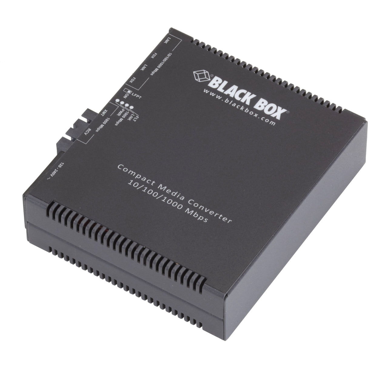 Black Box Compact Media Converter Gigabit Ethernet Single Mode 1310nm 10km SC — LGC5152A