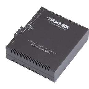 Black Box Compact Media Converter Gigabit Ethernet Single Mode 1310nm 10km SC — LGC5152A