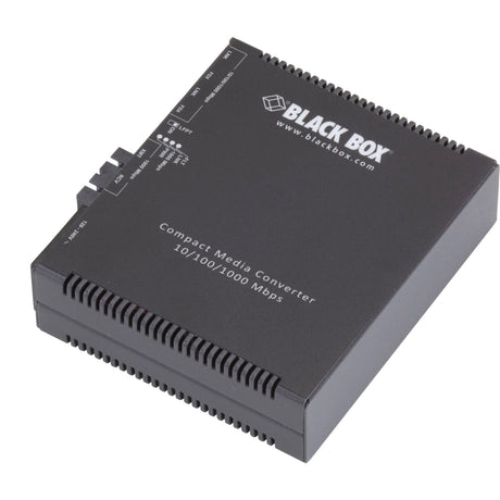 Black Box Compact Media Converter Gigabit Ethernet Single Mode 1310nm 10km SC — LGC5152A