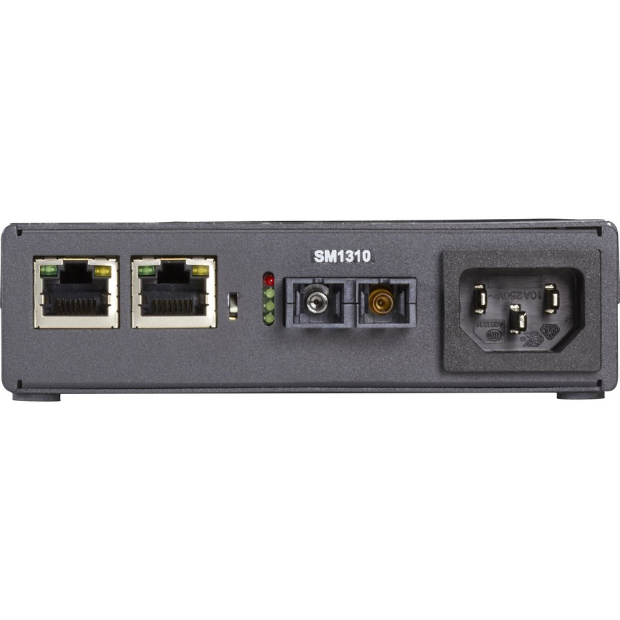 Black Box Compact Media Converter Gigabit Ethernet Single Mode 1310nm 10km SC — LGC5152A