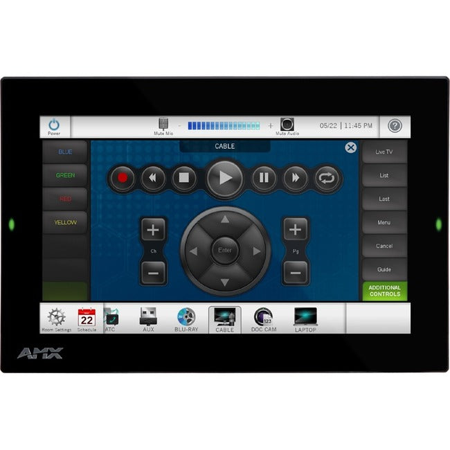 AMX 7" Modero G5 Wall Mount Touch Panel — FG5969-55BL
