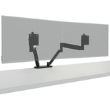 Chief Koncis Desk Mount Dual Monitor Arm - For 10-32 inch Displays - Height Adjustable - Black — DMA2B