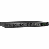 Eaton Tripp Lite Series 1.92kW 120V Single-Phase ATS/Monitored PDU - 16 5-15/20R Outlets, Dual L5-20P/5-20P Inputs, 12 ft. Cords, 1U, TAA — PDUMNH20AT1