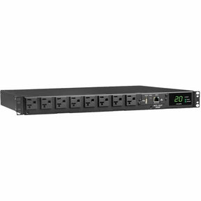 Eaton Tripp Lite Series 1.92kW 120V Single-Phase ATS/Monitored PDU - 16 5-15/20R Outlets, Dual L5-20P/5-20P Inputs, 12 ft. Cords, 1U, TAA — PDUMNH20AT1