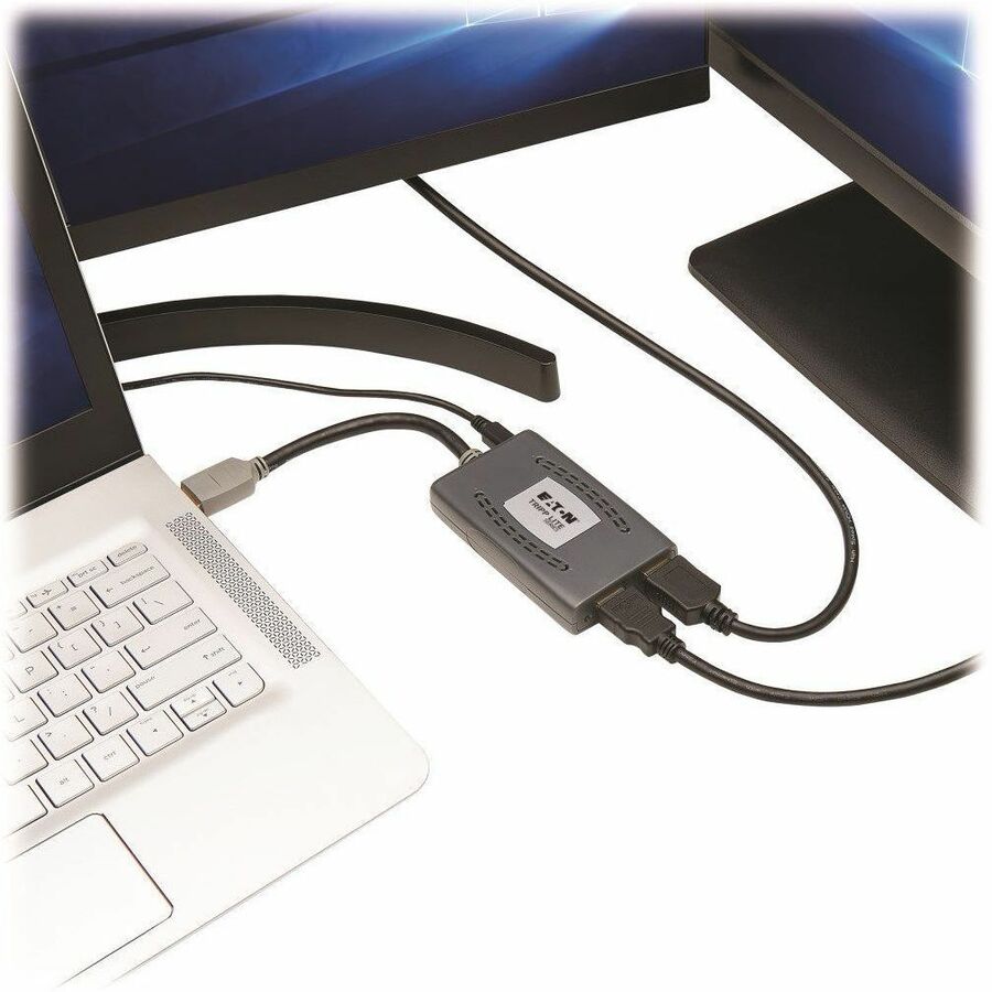 Eaton Tripp Lite Series 2-Port HDMI Splitter - 4K @ 60 Hz, 4:4:4, Multi-Resolution Support, HDR, HDCP 2.2, USB Powered, TAA — B118-002-HDR-V2
