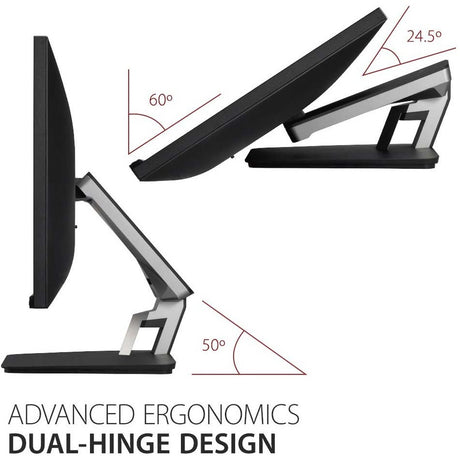 ViewSonic TD2455 24 Inch 1080p IPS 10-Point Multi Touch Screen Monitor with Advanced Dual-Hinge Ergonomics USB C HDMI and DisplayPort Out — TD2455