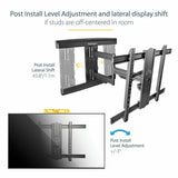 StarTech.com TV Wall Mount for up to 80" VESA Mount Displays - Low Profile Full Motion TV Mount - Heavy Duty Adjustable Articulating Arm — FPWARTS1