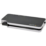 StarTech.com USB C Multiport Adapter, USB-C to 4K HDMI or VGA Video with 100W PD Pass-through, 10Gbps USB Hub/MicroSD/GbE, USB-C Mini Dock — CDP2HVGUASPD