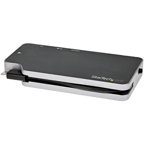 StarTech.com USB C Multiport Adapter, USB-C to 4K HDMI or VGA Video with 100W PD Pass-through, 10Gbps USB Hub/MicroSD/GbE, USB-C Mini Dock — CDP2HVGUASPD