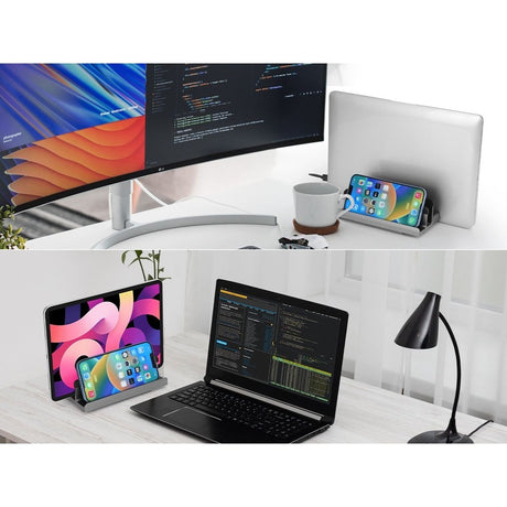 SIIG USB-C Laptop Stand W/ 4K Docking Station — CE-MTDK21-S1