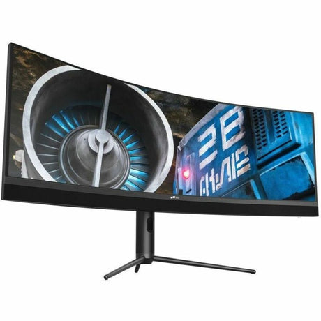 Mobile Pixels 45" Class Dual Quad HD (DQHD) Curved Screen Gaming OLED Monitor — 119-1002P01