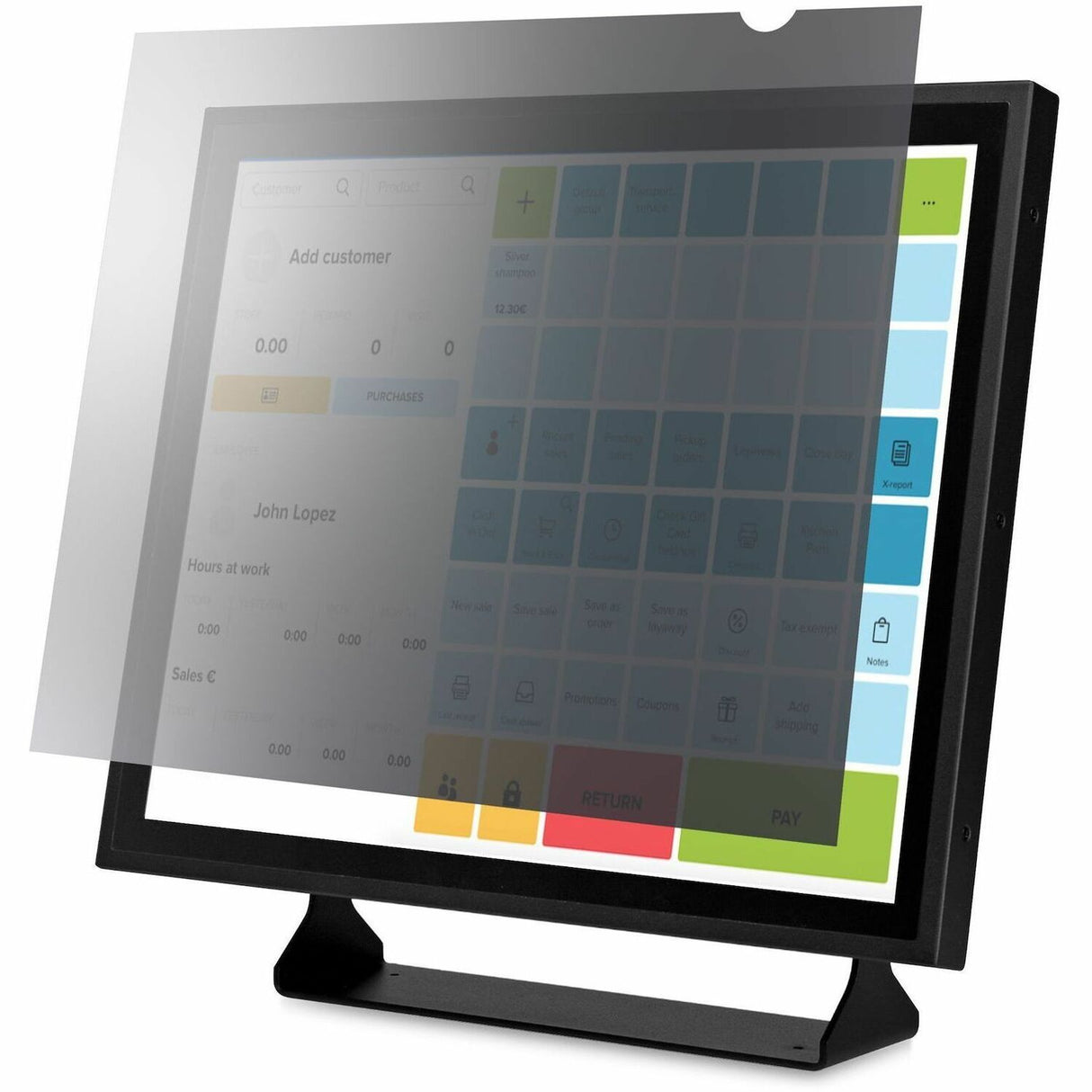 StarTech.com 19-inch 5:4 Computer Monitor Privacy Filter, Anti-Glare Privacy Screen w/51% Blue Light Reduction, +/- 30 deg. View Angle — 1954-PRIVACY-SCREEN