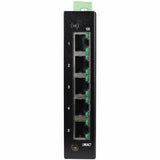 Eaton Tripp Lite Series 5-Port Unmanaged Industrial Ethernet Switch - 10/100 Mbps, Ruggedized, -40&deg; to 75&deg;C, EIP QoS, DIN/Wall Mount, TAA — NFI-U05A