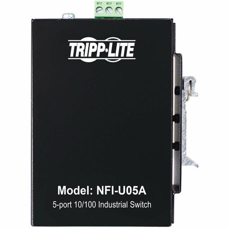 Eaton Tripp Lite Series 5-Port Unmanaged Industrial Ethernet Switch - 10/100 Mbps, Ruggedized, -40&deg; to 75&deg;C, EIP QoS, DIN/Wall Mount, TAA — NFI-U05A