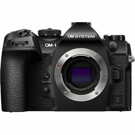 Olympus OM SYSTEM OM-1 Mark II 20.4 Megapixel Mirrorless Camera Body Only - Black — V210040BU000