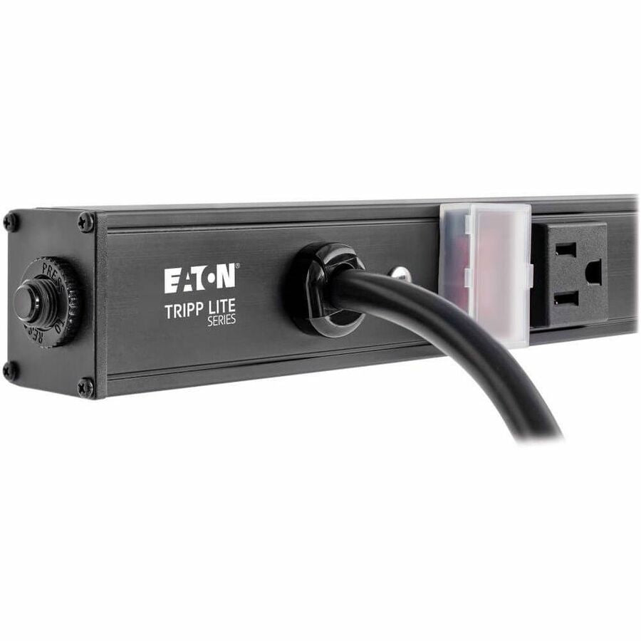 Eaton Tripp Lite Series 8-Outlet Vertical Power Strip, 120V, 15A, NEMA 5-15P, 15 ft. (4.57 m) Cord, 24 in., Black Housing — PS2408B