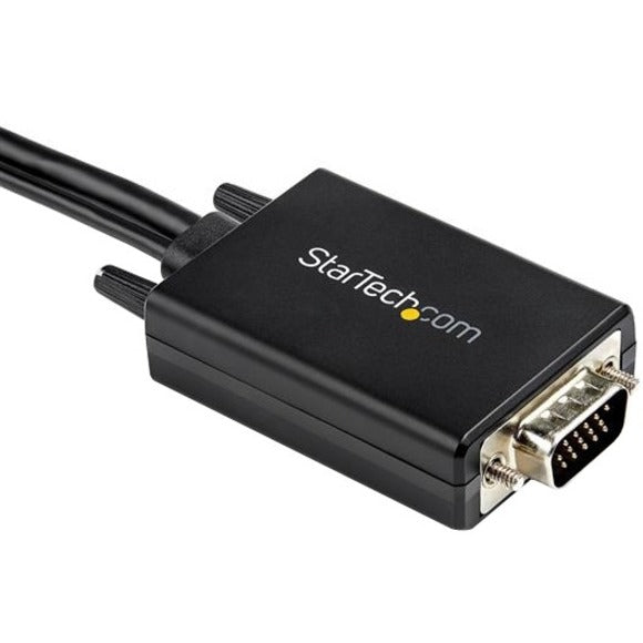 StarTech.com 2m VGA to HDMI Converter Cable with USB Audio Support - 1080p Analog to Digital Video Adapter Cable - Male VGA to Male HDMI — VGA2HDMM2M