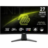 MSI MAG 27CQ6F 27" Class WQHD Curved Screen Gaming LED Monitor - 16:9 - Black — MAG27CQ6F