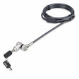 StarTech.com 3-in-1 Universal Laptop Lock 6.6ft, Master Keyed Locking Cable, Security Cable, Compatible w/Noble Wedge&reg;/Nano/K-Slot — UNIVKMKO-LAPTOP-LOCK