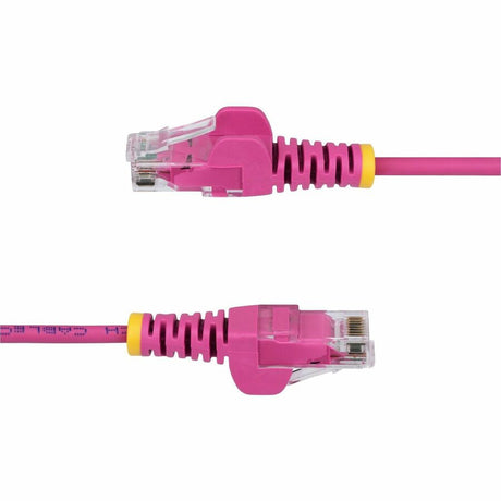 StarTech.com 25ft Pink Slim CAT6 Ethernet Cable, Slim Snagless RJ45, UTP, LSZH, 28AWG Bare Copper, Slim Network Patch Cord, Fluke Tested — N6PAT25PKS