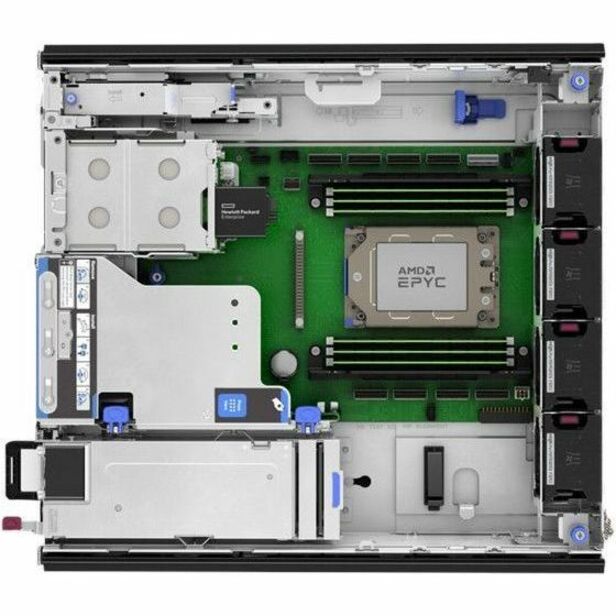 HPE ProLiant DL145 Gen11 2U Rack Server - 1 EPYC 8024P 2.40 GHz - 32 GB RAM - Serial ATA/600 Controller — P79788-005
