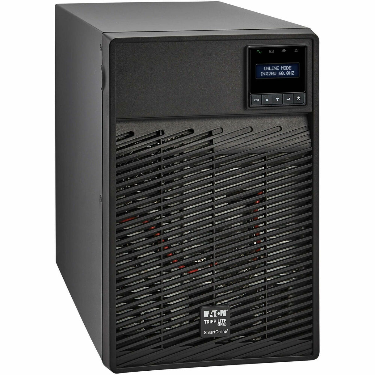 Eaton Tripp Lite Series SmartOnline 1000VA 900W 120V Double-Conversion UPS - 6 Outlets, Extended Run, Network Card Option, LCD, USB, DB9, Tower — SU1000XLCD