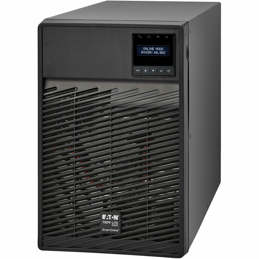 Eaton Tripp Lite Series SmartOnline 1000VA 900W 120V Double-Conversion UPS - 6 Outlets, Extended Run, Network Card Option, LCD, USB, DB9, Tower — SU1000XLCD