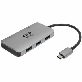 Eaton Tripp Lite Series USB-C Multiport Adapter, 4K HDMI, USB 3.x (5Gbps) Hub Ports, 100W PD Charging, HDCP, Gray — U444-06N-H3U-C