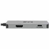 Eaton Tripp Lite Series USB-C Multiport Adapter, 4K HDMI, USB 3.x (5Gbps) Hub Ports, 100W PD Charging, HDCP, Gray — U444-06N-H3U-C