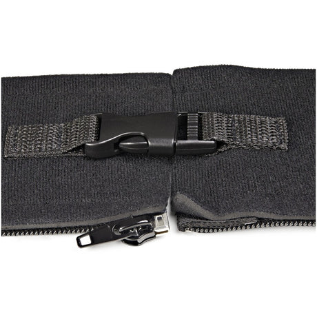 StarTech.com 40" Neoprene Cable Management Sleeve with Zipper/Buckle, Computer/PC Cord Cover, Flexible Cable Sleece/Organizer Wrap, Black — WKSTNCMZP