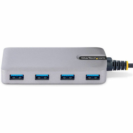 StarTech.com 4-Port USB Hub, USB 3.0 5Gbps, Bus Powered, USB-A to 4xA w/ Optional Auxiliary Power, Portable Laptop USB Hub, 1ft/30cm Cable — 5G4AB-USB-A-HUB