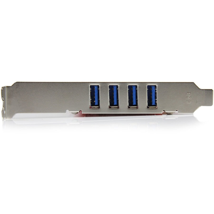 StarTech.com 4 Port PCI SuperSpeed USB 3.0 Adapter Card with SATA/SP4 Power - 5Gbps — PCIUSB3S4
