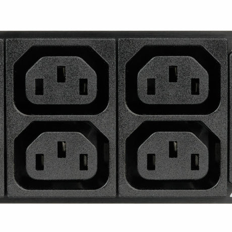 Eaton 3.7kW Single-Phase 208/230V Monitored PDU - LX Platform, 18 C13, 2 C19 Outlets, C20 / L6-20P Inputs, 0U 900mm Height, TAA — PDUMNV20HV2LX