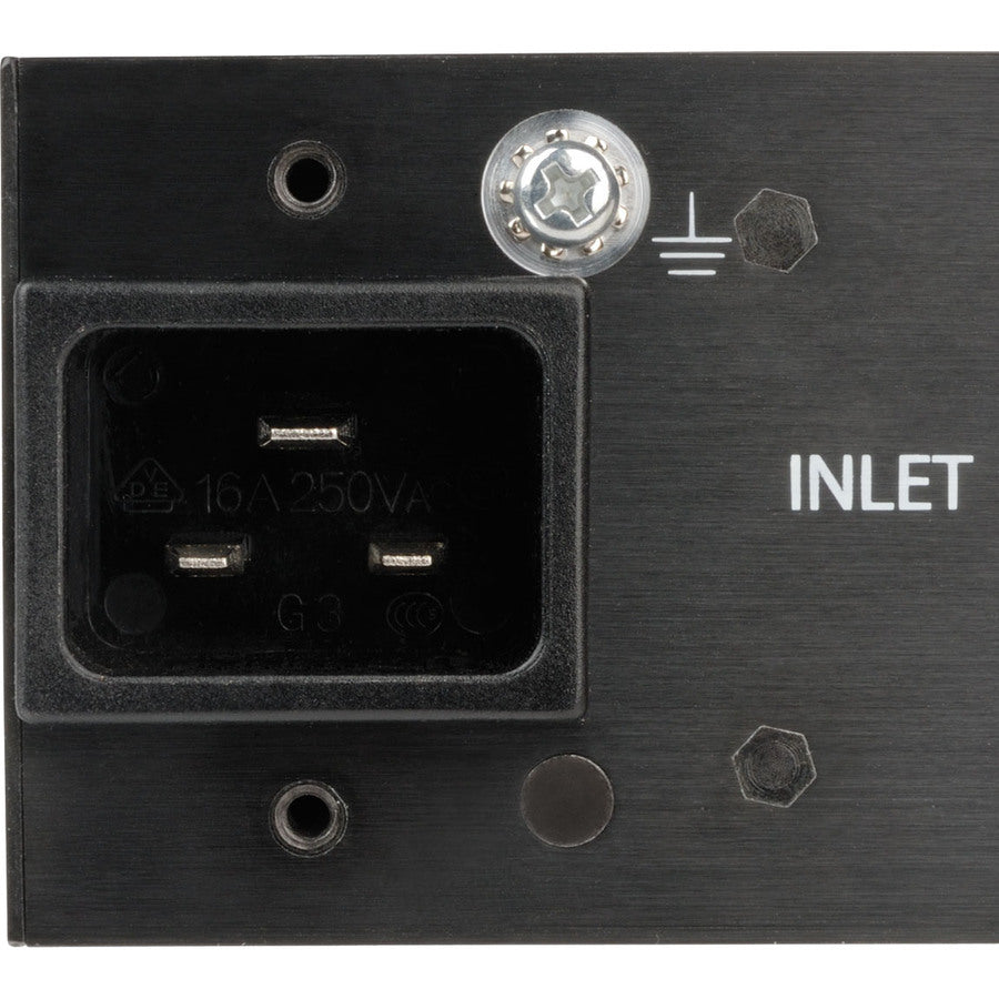 Eaton 3.7kW Single-Phase 208/230V Monitored PDU - LX Platform, 18 C13, 2 C19 Outlets, C20 / L6-20P Inputs, 0U 900mm Height, TAA — PDUMNV20HV2LX